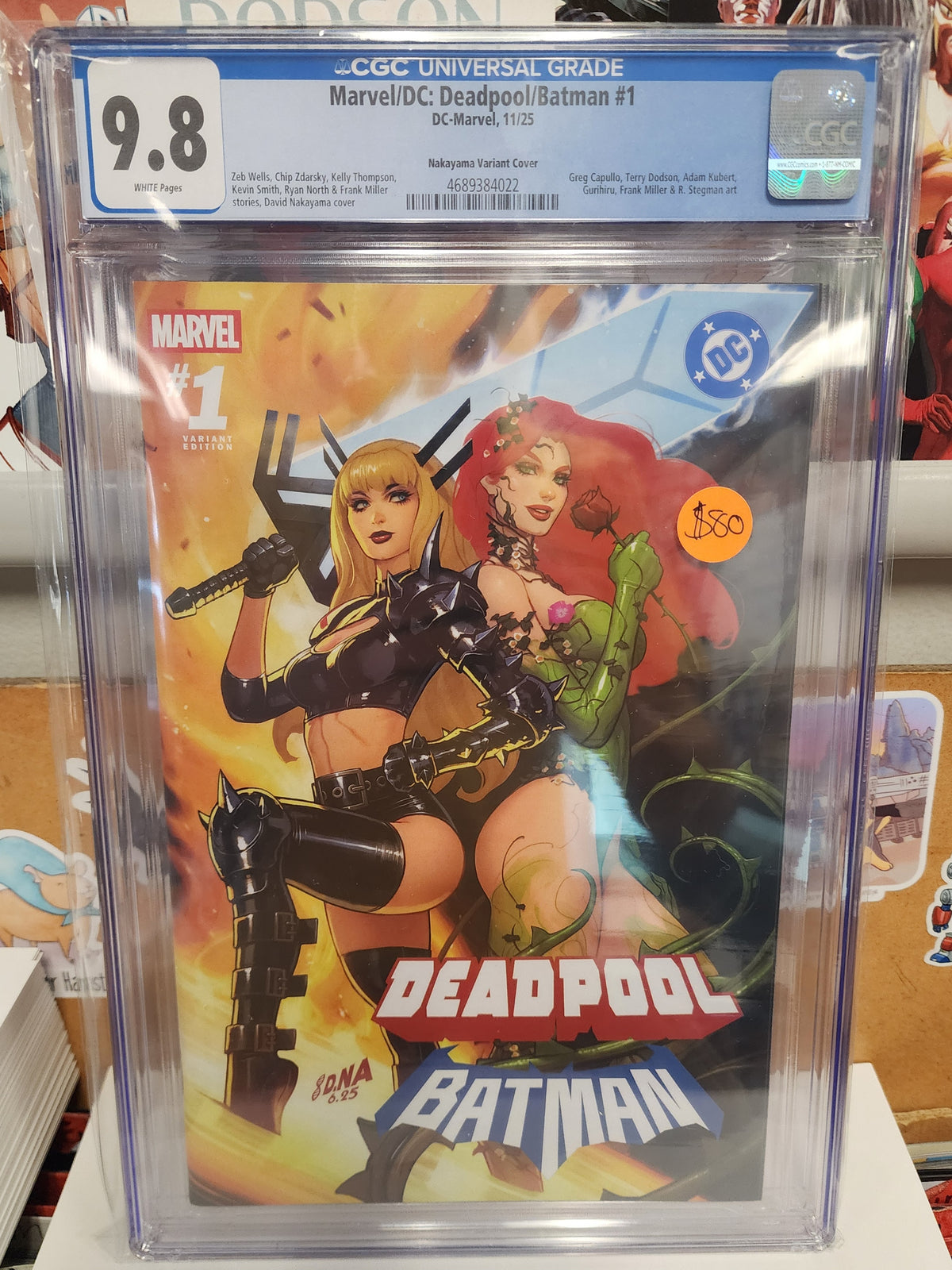 DEADPOOL/BATMAN #1 NYCC 2025 DNA EXCLUSIVE CGC 9.8