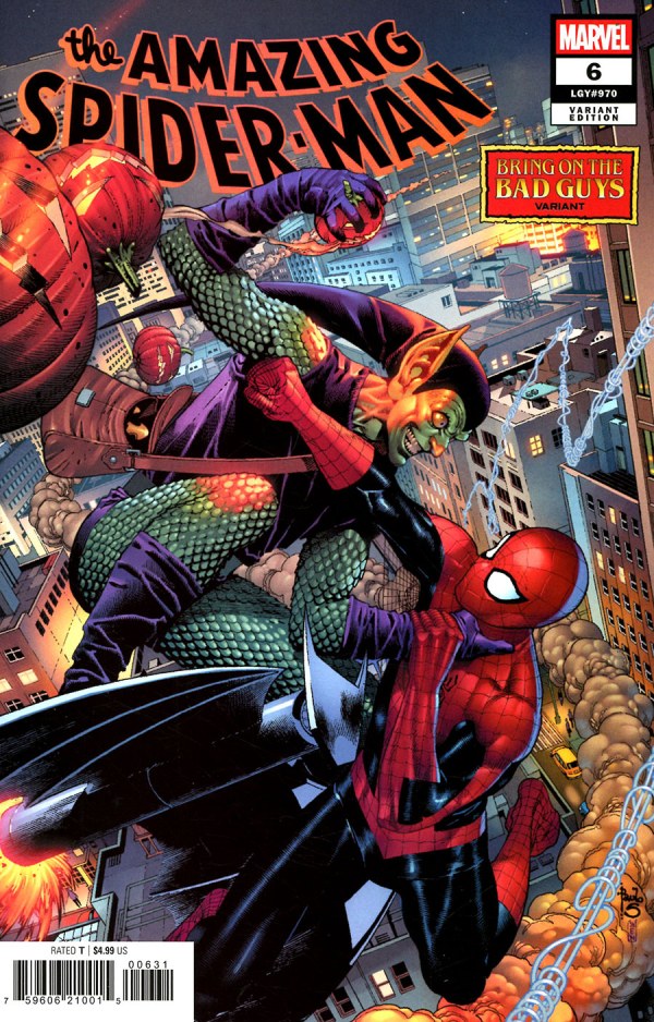 The Amazing Spider-Man #6 Paulo Siqueira Bring on the Bad Guys Variant