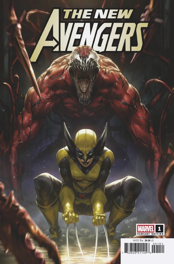 The New Avengers #1 Derrick Chew Carnage and Laura Kinney Variant