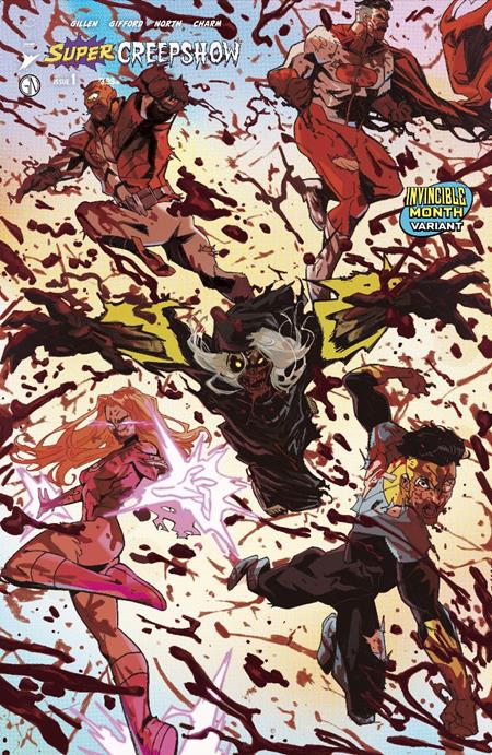 SUPER CREEPSHOW #1 (OF 5) CVR E ROSSI GIFFORD INVINCIBLE TEAM UP VAR