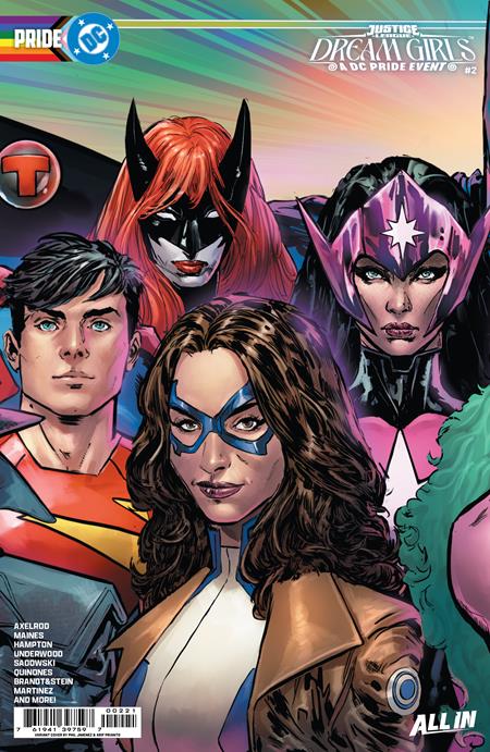JUSTICE LEAGUE DREAM GIRLS A DC PRIDE EVENT #2 (OF 4) CVR B PHIL JIMENEZ CONNECTING CARD STOCK VAR