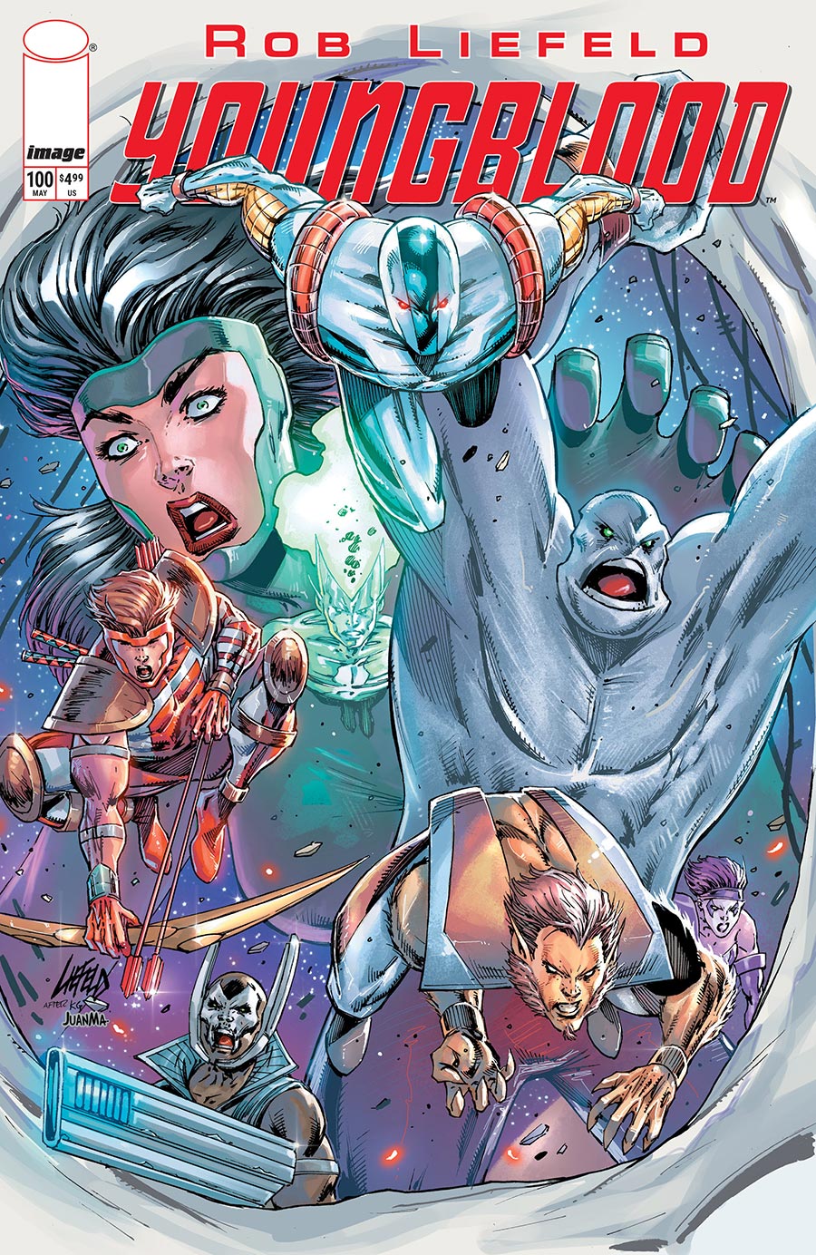 Youngblood Vol 6 #100 Cover B Variant Rob Liefeld Cover