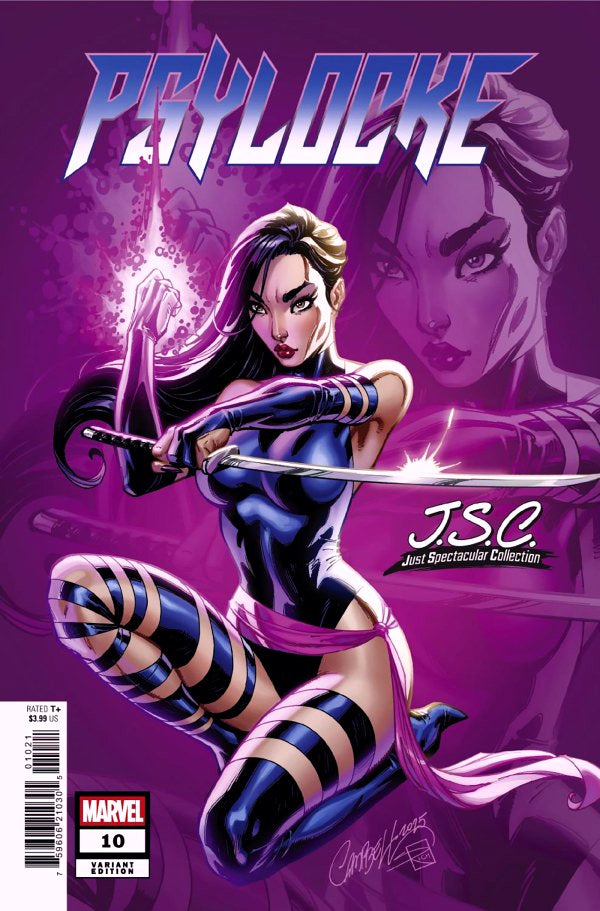 Psylocke #10 J. Scott Campbell Just Spectacular Collection Variant