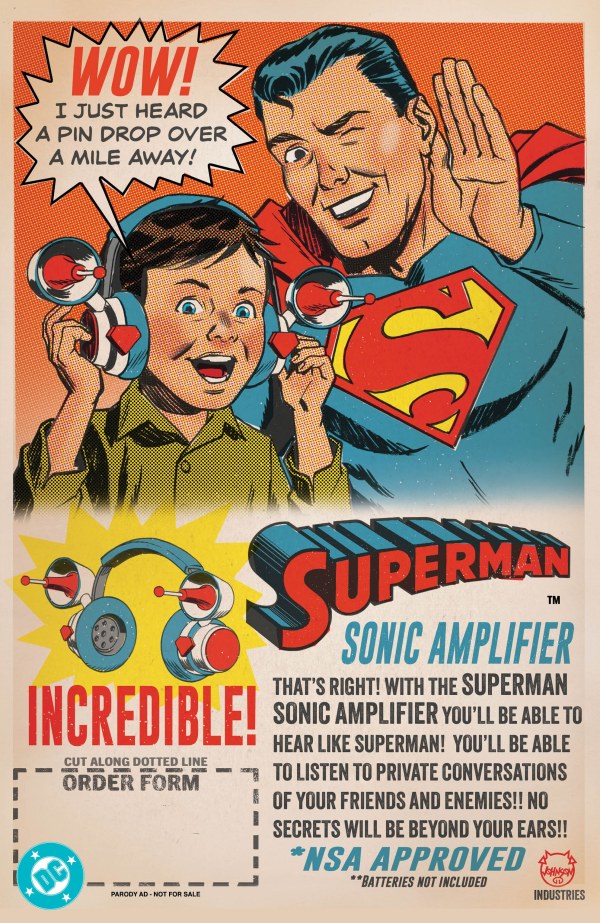 Superman #23 Cover F 1:25 Dave Johnson Virgin Variant
