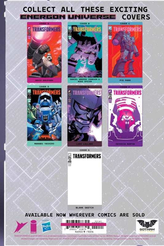 Transformers #31 Tyler Kirkham Virgin Gotham City Limit Exclusive Variant Cover