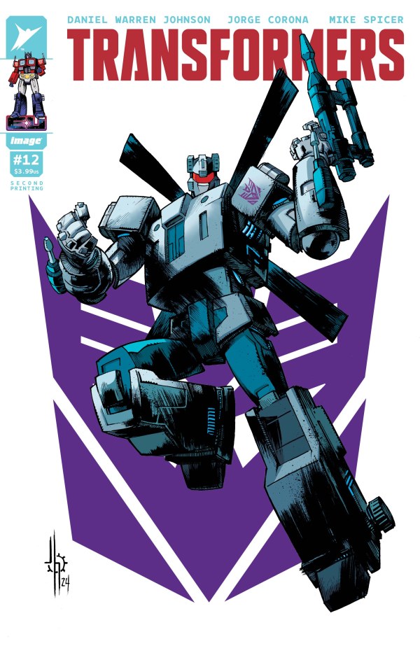 Transformers #12 2nd Printing Jason Howard Vortex