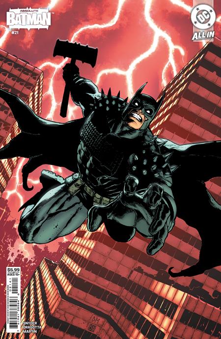 ABSOLUTE BATMAN #21 ABSOLUTE BATMAN #21 CVR D DOUG MAHNKE CARD STOCK VAR