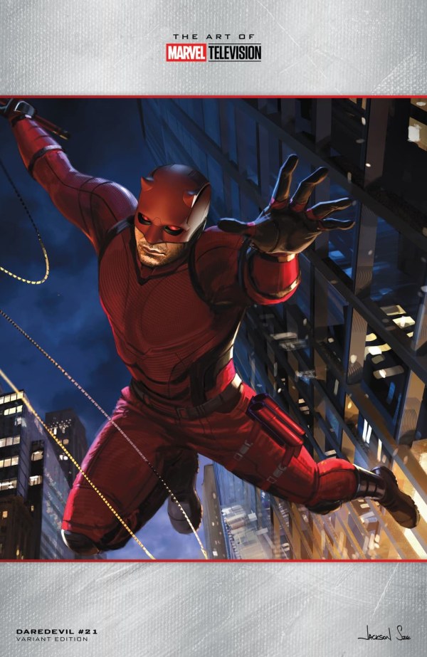 Daredevil #21 Jackson Sze Marvel Television Wraparound Variant