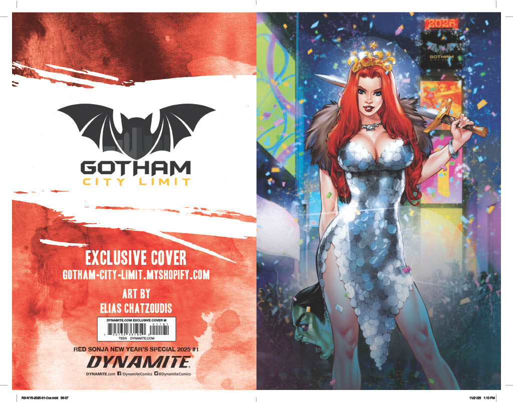 GCL RED SONJA NEW YEARS SPECIAL 2025 #1 ELIAS CHATZOUDIS EXCLUSIVE