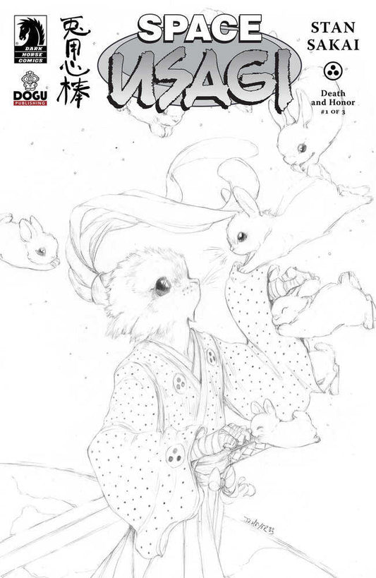 Space Usagi Death & Honor #1 Cover D Jennifer L. Meyer LCSD 2023 Sketch Variant
