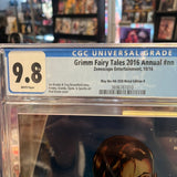 Grimm Fairy Tales 2016 Annual! May The 4th 2020 METAL Edition!! CGC Graded 9.8! Paul Green Cover!