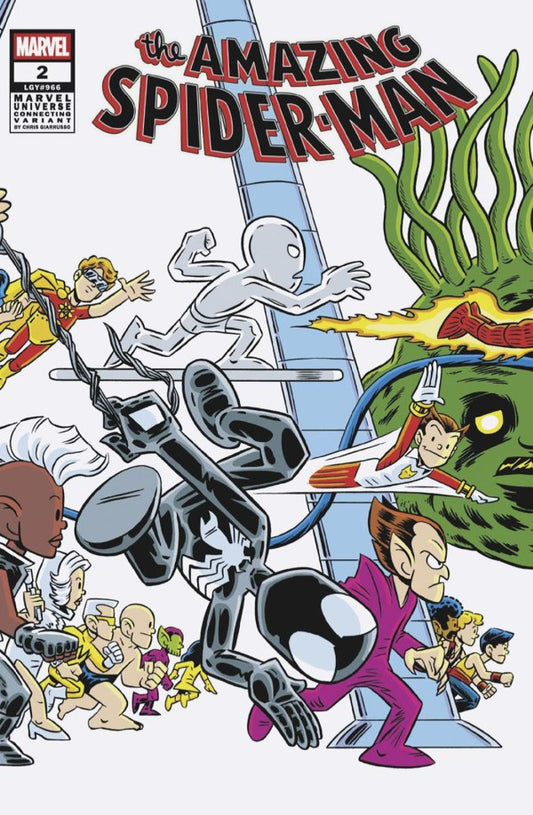 The Amazing Spider-Man #2 Chris Giarrusso Marvel Universe Wraparound Connecting Variant