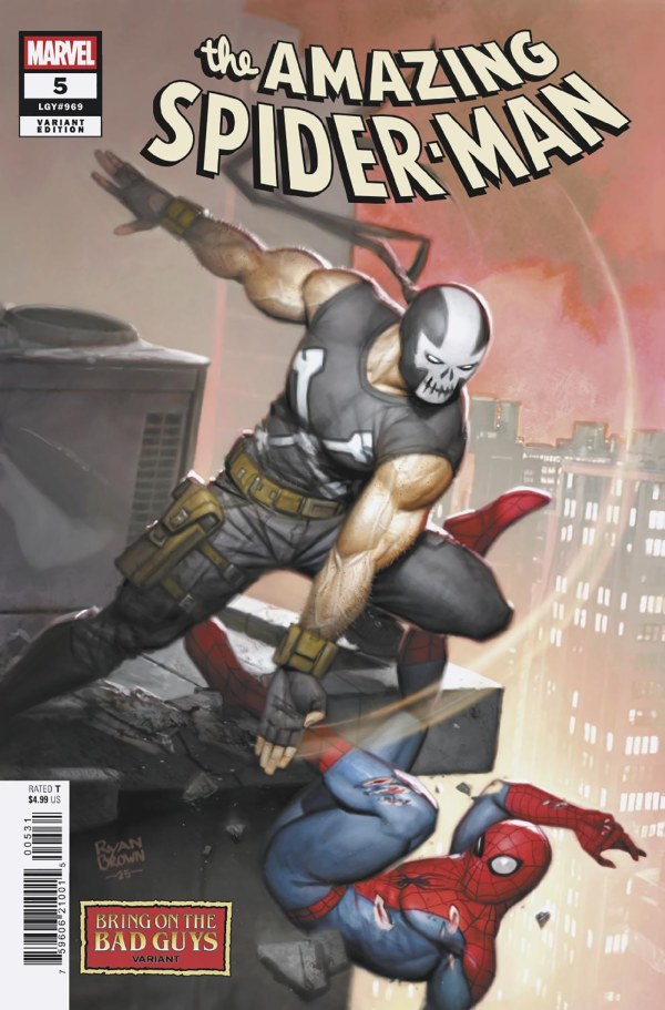 The Amazing Spider-Man #5 Ryan Brown (II) Bring on the Bad Guys Variant