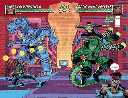 DEATH FIGHT FOREVER #2 (OF 5) CVR D ANDREW MACLEAN INVINCIBLE TEAM UP WRAPAROUND VAR