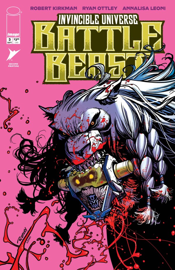 Invincible Universe: Battle Beast #3 2nd Printing Ryan Ottley