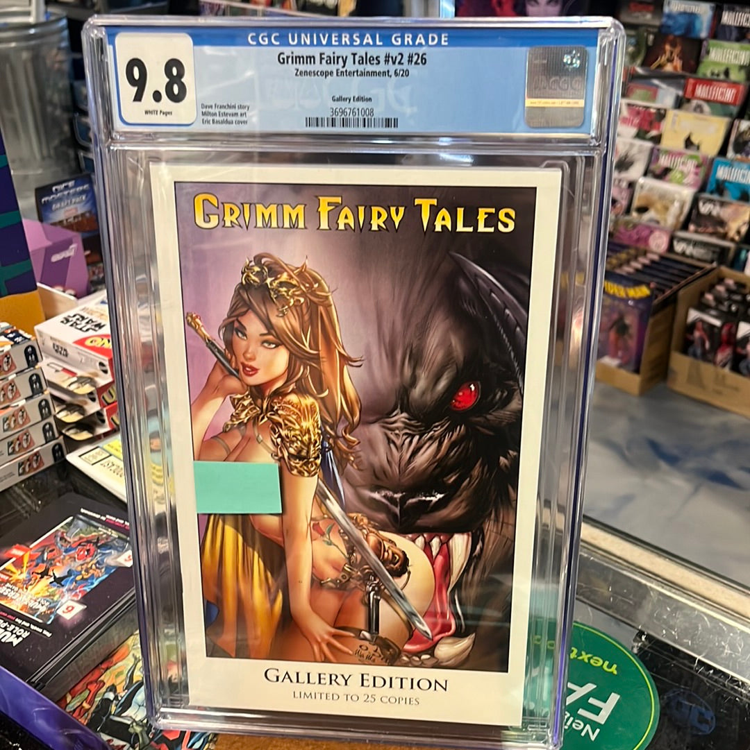 Grimm Fairy Tales #V2 #26 (2020) Gallery Edition CGC Graded 9.8! Eric Basaldua Art!