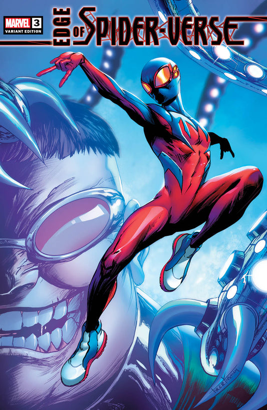 EDGE OF SPIDER-VERSE #3 TRADE DRESS TYLER KIRKHAM RETAILER EXCLUSIVE