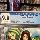 Grimm Fairy Tales #V2 #17 (2018) CGC Graded 9.8! Elias Chatzoudis Art!