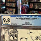 Van Helsing Vs Dracula’s Daughter #2 (2019) CGC Graded 9.8 Elias Chatzoudis Art!