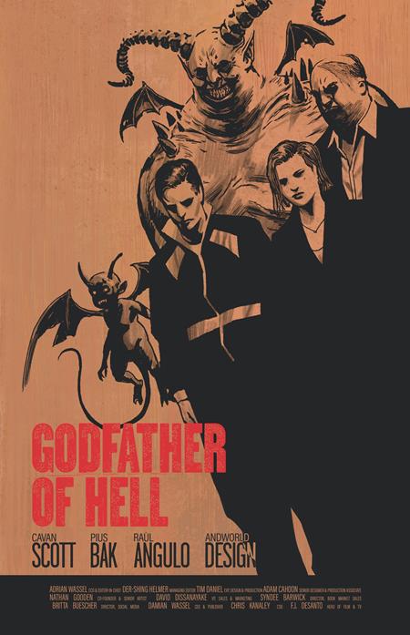 Godfather of Hell #1 Cover D 1:10 Josh Hixson Reservoir Dogs Homage Variant