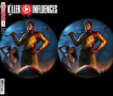 KILLER INFLUENCES #1 FIRST COAST COMIC CON AARON BARTLING TRADE DRESS & VIRGIN RETAILER EXCLUSIVE SET