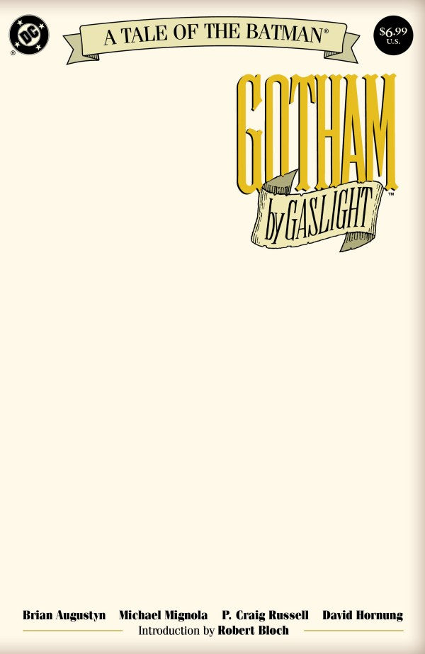 Gotham by Gaslight: An Alternative History of the Batman TP Facsimile Edition 2024 Blank Variant
