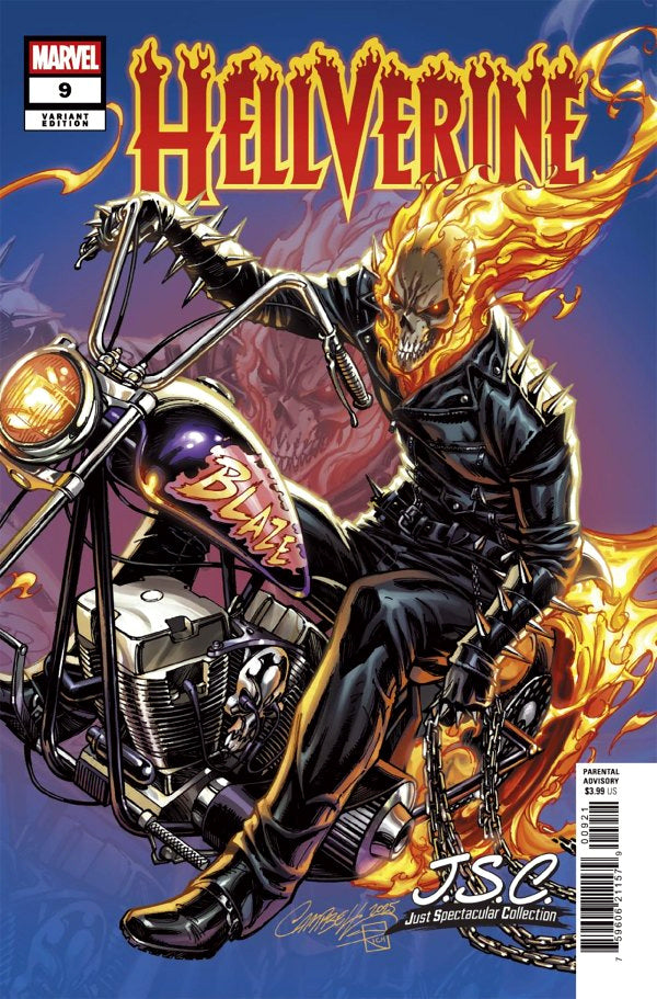 Hellverine #9 J. Scott Campbell Just Spectacular Collection Variant