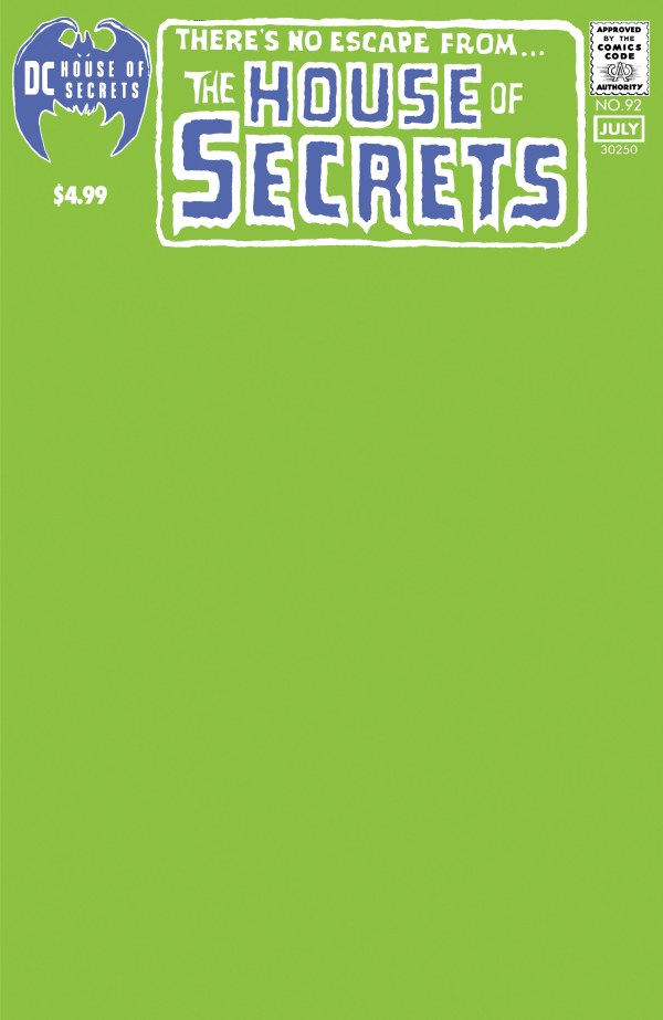 House of Secrets #92 Facsimile Edition 2024 Blank Variant