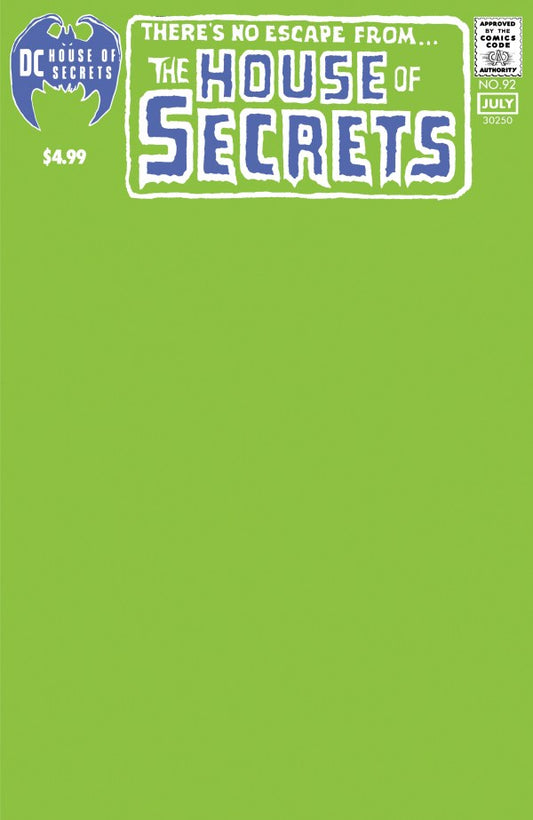 House of Secrets #92 Facsimile Edition 2024 Blank Variant