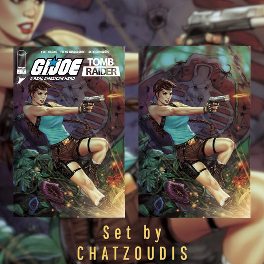 GI Joe / Tomb Raider #1 – Elias Chatzoudis Exclusive SET