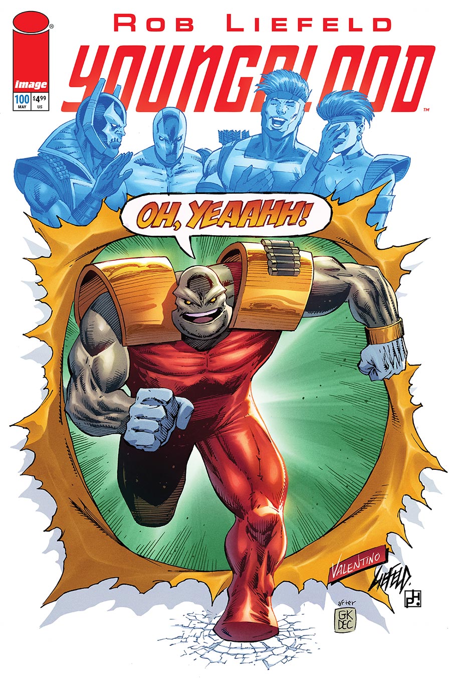 Youngblood Vol 6 #100 Cover H Variant Jim Valentino Cover