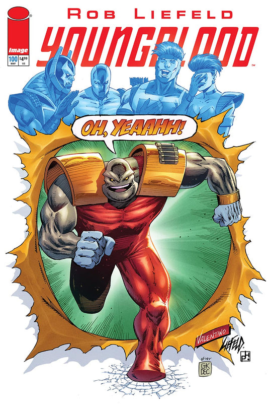 Youngblood Vol 6 #100 Cover H Variant Jim Valentino Cover