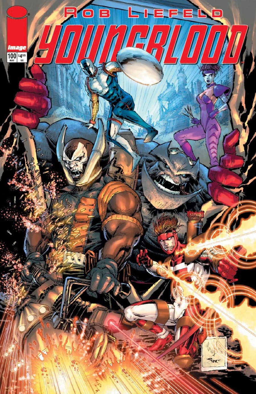 Youngblood Vol 6 #100 Cover D Variant Whilce Portacio Cover