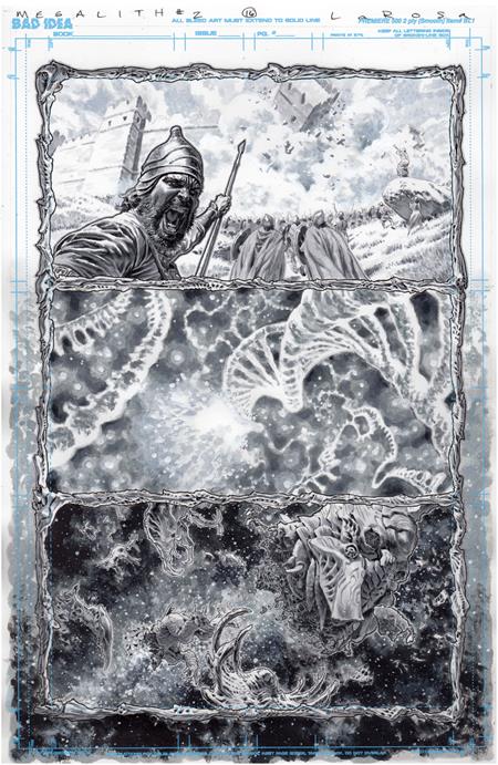 OLYMPUS SAGA MEGALITH #1 (OF 4) CVR ZB LEWIS LAROSA ORIGINAL ART EDITION 25 VAR
