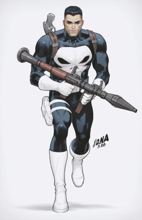 PUNISHER #3 DAVID NAKAYAMA COLOR BLOCK WHITE VIRGIN VARIANT [1:50]