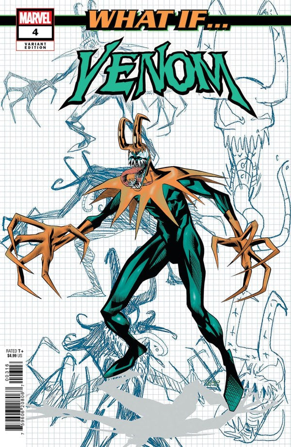 What If...?: Venom #4 1:10 Diogenes Neves Design Variant