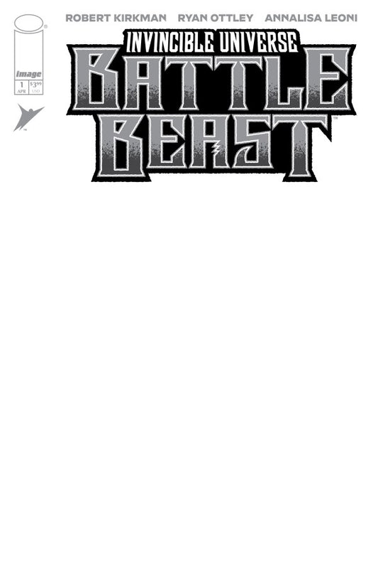 Invincible Universe: Battle Beast #1 Cover I Blank Variant
