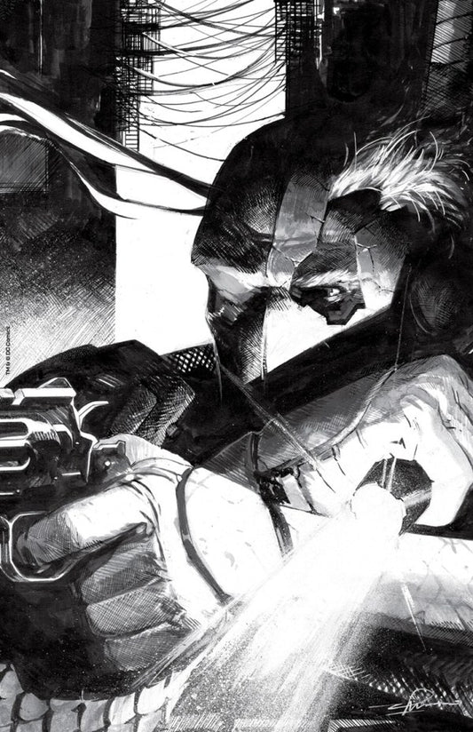 Deathstroke Inc. #1 Cover D Gerardo Zaffino Black & White Team Foil Virgin Variant
