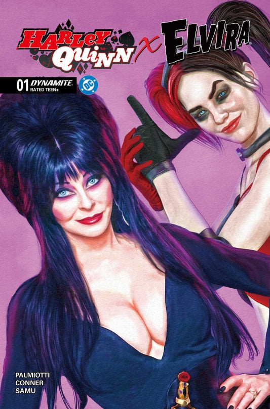 Harley Quinn X Elvira #1 Cover Y 1:10 Mark Spears Pink FOC Bonus Variant