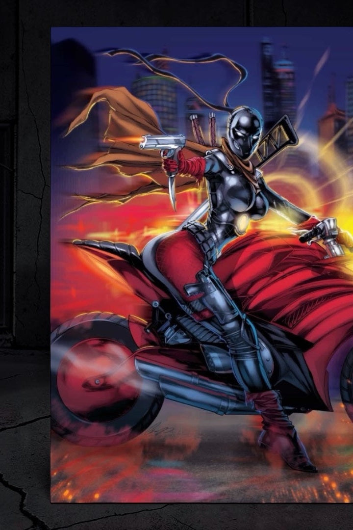 GOTHAM CITY LIMIT FINAL BOSS MASKED VIGILANTE #1 ELIAS CHATZOUDIS VIRGIN RETAILER EXCLUSIVE