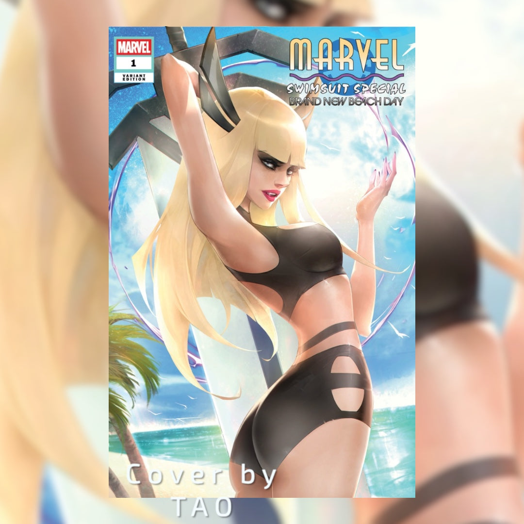 MARVEL SWIMSUIT SPECIAL BRAND NEW BEACH DAY #1 IVAN TAO TRADE DRESS EXCLUSIVE WITH FREE COVER A WHILE SUPPLIES LAST!
