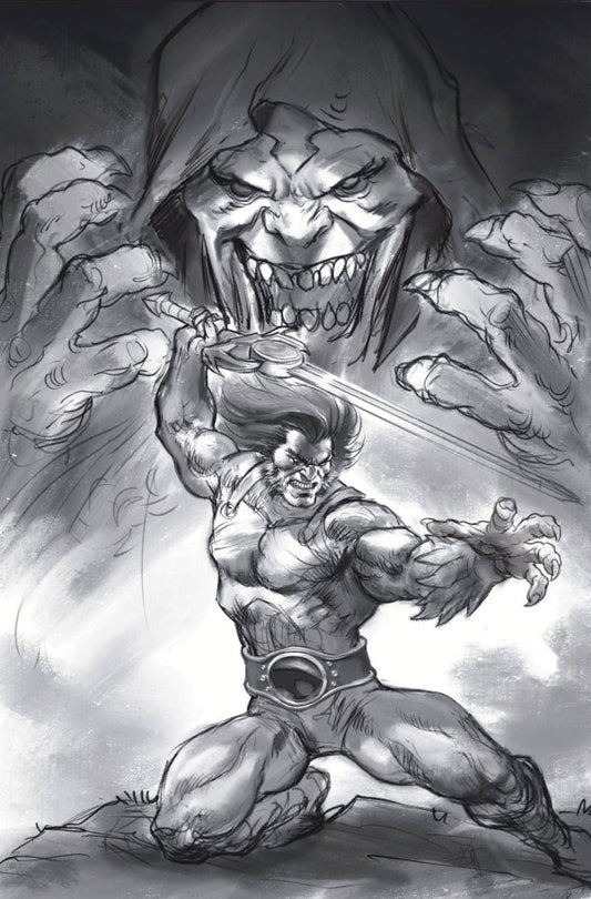 ThunderCats #1 Cover U 1:25 Lucio Parrillo Black & White Virgin Variant