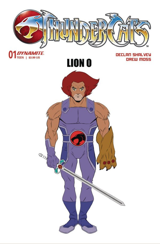 ThunderCats #1 Cover P 1:10 Drew Moss Lion-O Design Variant