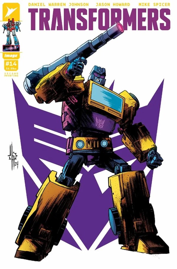 Transformers #14 2nd Printing Jason Howard Swindle