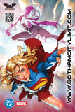 GCL SUPERMAN SPIDER-MAN #1 GERALD PAREL SUPERGIRL / SPIDER-GWEN EXCLUSIVES!