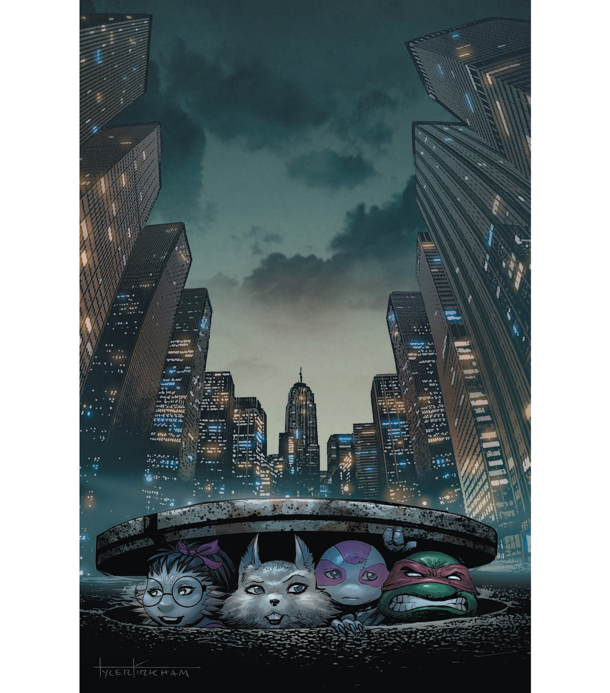TEENAGE MUTANT NINJA TURTLES #124 GCL TYLER KIRKHAM EXCLUSIVE