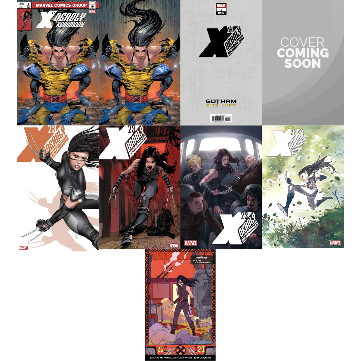 X-23 DEADLY REGENESIS #1 GCL TYLER KIRKHAM HOMAGE EXCLUSIVE